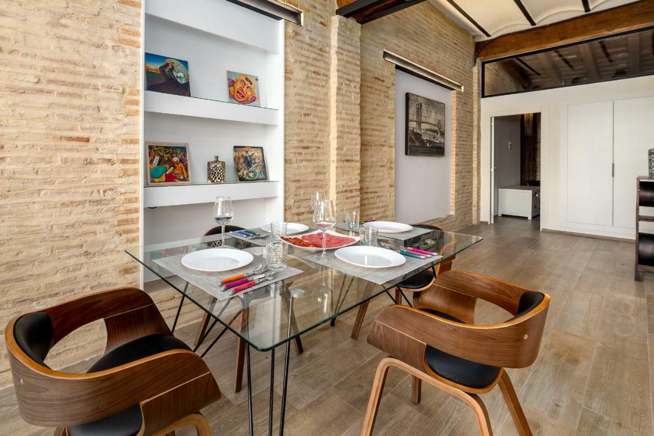 Florit Flats - Center Luxurious 1Br 1Ba Terrace Wi-Fi Ac Apartment Валенсия Екстериор снимка